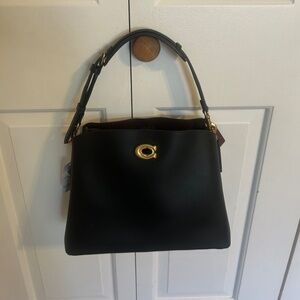 Coach Willow Pebble Leather Shoulder Bag